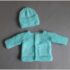 Baby sweater with cap